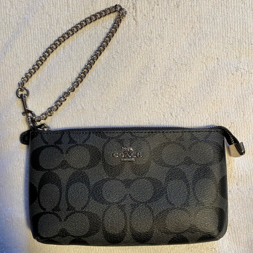 Black Coach Wristlet